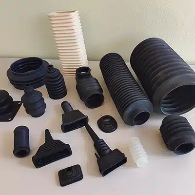 Soffietti in gomma neri di diverse tipologie